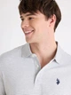 Поло довге чоловіче US Polo Assn 11Q0073-9800A(Heather Light Gray) XL Сіре (786662640241) - зображення 5