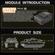 Конструктор Mould King Leopard танк 1100pcs на дистанційному керуванні сумісний з лего - изображение 5