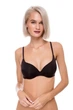 Бюстгальтер push-up Sielei 1368 чорний 70B - зображення 1
