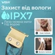 Тример для стриження бороди, вусів і окантовки бездротовий акумуляторний тример для стриження волосся й гоління чоловічий VGR з насадками Блакитний - зображення 4