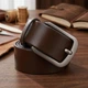 Ремень мужской из натуральной кожи Vintage leather-20726 123 см Коричневый - изображение 13