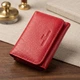 Жіноче маленьке портмоне з монетницею з натуральної шкіри ST Leather Червоний (bg227fash27) - зображення 1
