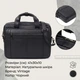 Сумка портфель мужская из натуральная кожи Vintage leather-23042 Черная - изображение 15