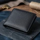 Интересный бумажник с блоком под документы из натуральной кожи ST Leather 22480 Черный - изображение 4