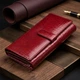 Кожаный лакированный кошелек с блоком для кредитных карт ST Leather 22682 Красный - изображение 4