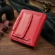 Женский вертикальный кошелек из натуральной кожи с монетницей ST Leather Красный (bg194fash53) - изображение 3