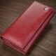 Элегантный кошелек для женщин с монетницей из натуральной кожи ST Leather 23107 Бордовый - изображение 1