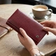 Практичний гаманець для жінок із натуральної шкіри ST Leather bg230fash98 Бордовий - зображення 2