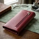 Практичний гаманець для жінок із натуральної шкіри ST Leather bg230fash98 Бордовий - зображення 4