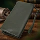 Красивый кожаный кошелек на три отделения ST Leather bg231fash10 Зеленый - изображение 4