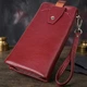 Шкіряний жіночий гаманець-клатч із відділенням під телефон ST Leather bg231fash02 Бордовий - зображення 4