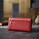 Женский вместительный кошелек из натуральной кожи ST Leather bg230fash96 Красный - изображение 4