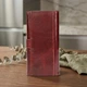 Кошелек женский кожаный для карточек Vintage 14916 Бордовый - изображение 13