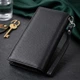 Вертикальный кошелек-клатч унисекс из натуральной кожи ST Leather для прав и паспорта черного цвета (bg225fash32) - изображение 4