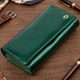 Большой лакированный женский кошелек из натуральной кожи ST Leather для карт с монетницей Зеленый (bg194fash24) - изображение 1