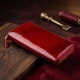 Женский кошелек ST Leather из натуральной кожи большой горизонтальный красный (bg184fash36) - изображение 4
