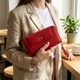 Кошелек из кожи на защелке ST Leather 19343 Красный - изображение 2