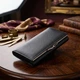 Женское портмоне из натуральной кожи с монетницей и карманами ST Leather Черный (bg226fash91) - изображение 4