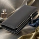 Кожаный женский вертикальный кошелек ST Leather Черного цвета для карт (bg192fash74) - изображение 4