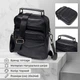 Сумка планшет через плечо мужская из натуральная кожи Vintage leather-21271 Черная - изображение 16