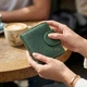 Женский компактный кошелек из натуральной кожи ST Leather зеленого цвета вертикальный формат для прав (bg189fash59) - изображение 2