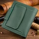 Женский компактный кошелек из натуральной кожи ST Leather зеленого цвета вертикальный формат для прав (bg189fash59) - изображение 4