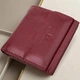 Женский маленький кошелек с монетницей из натуральной кожи ST Leather Бордовый (bg225fash44) - изображение 1
