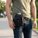 Сумка на пояс для документів маленька нейлонова Vintage Чорна в дорогу (bg206fash45) - зображення 2