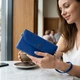 Великий горизонтальний жіночий клатч із натуральної шкіри ST Leather Синій (bg193fash19) - зображення 2