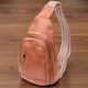 Сумка слинг через плечо женская Vintage leather-22749 Рыжяя - изображение 13