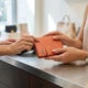 Кошелек ST Leather оранжевого цвета из натуральной кожи с монетницей для женщин вертикальный (bg194fash58) - изображение 2