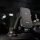 Автомобільний тримач із бездротовою зарядкою Proove Triple Сlamp Pro |5W-15W Max| Black - зображення 3