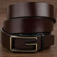 Ремень мужской из натуральной кожи Vintage leather-20288 115 см Коричневый - изображение 7