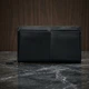Кошелек мужской кожаный для карточек Vintage leather-14656 Черный - изображение 10