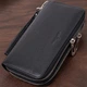 Мужской клатч из натуральной кожи ST Leather черный для карт с двумя отделениями (bg225fash31) - изображение 1