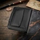 Кошелек женский ST Leather 18497 (ST415) кожаный Черный - изображение 3