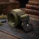 Ремень мужской тканевый Vintage 115 см Хаки (leather-20549) - изображение 11