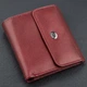 Небольшой женский бордовый бумажник с монетницей из натуральной кожи ST Leather (bg189fash20) - изображение 1