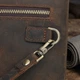 Красива барсетка чоловіча в шкірі Crazy horse Vintage 14954 Коричнева - изображение 6