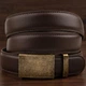 Ремень мужской из натуральной кожи Vintage leather-20309 115 см Коричневый - изображение 12