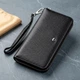 Большой изящный женский кошелек-клатч из натуральной кожи ST Leather Черный для прав (bg188fash52) - изображение 1
