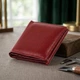 Компактный вертикальный женский кошелек из натуральной кожи ST Leather бордового цвета (bg192fash57) - изображение 3