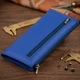 Горизонтальный кошелек унисекс из натуральной кожи ST Leather Синий молодежный для карт с молнией (bg193fash29) - изображение 4