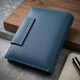 Жіноче портмоне з оригінальною монетницею із натуральної шкіри ST Leather Бірюзового кольору середнього розміру вертикального формату з магнітною застібкою (bg194fash50) - зображення 3