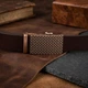 Ремень мужской из натуральной кожи Vintage leather-20265 115 см Коричневый - изображение 12