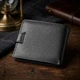 Мужской горизонтальный кошелек из натуральной кожи ST Leather Черный (bg183fash11) - изображение 4