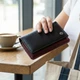 Жіночий шкіряний горизонтальний гаманець з монетницею ST Leather Різнокольоровий (bg194fash44) - зображення 2