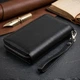 Женский вертикальный кошелек на защелке из натуральной кожи ST Leather Черный (bg193fash39) - изображение 4