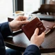 Мужской кошелек Boston коричневый горизонтальный для прав молодежный (bg188fash07) - изображение 2
