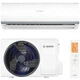 Кондиціонер Bosch 7733702189 Climate 2000 35м2 інвертор 12000BTU 3.5кВт A++/A+ -15°С R32 білий - зображення 1